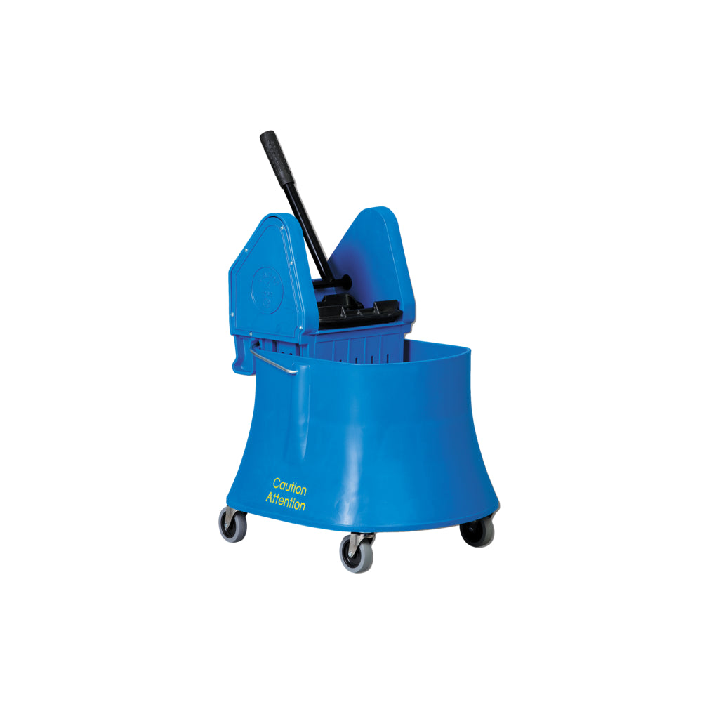 Ensemble seau et essoreuse Vileda Downpress - 25-38 litres - Bleu