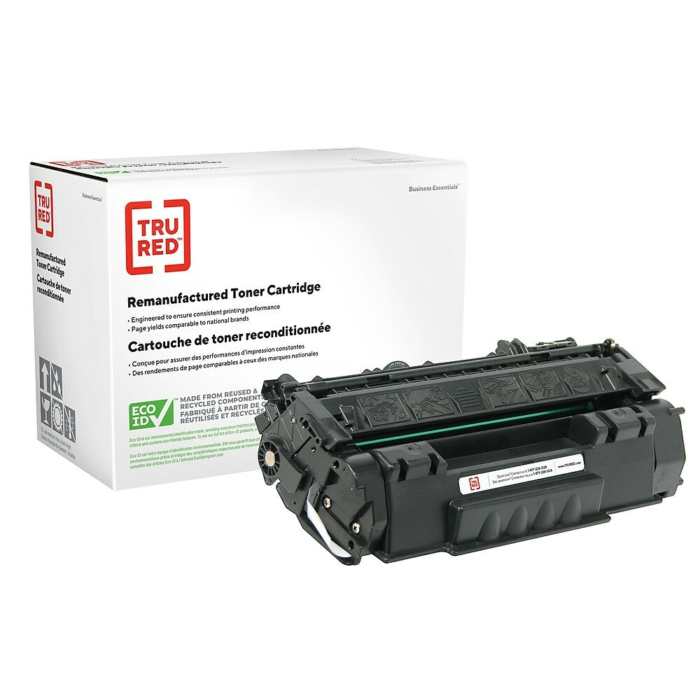 Cartouche de toner reconditionnée HP 53A TRU RED Q7553A - Rendement standard - Noir