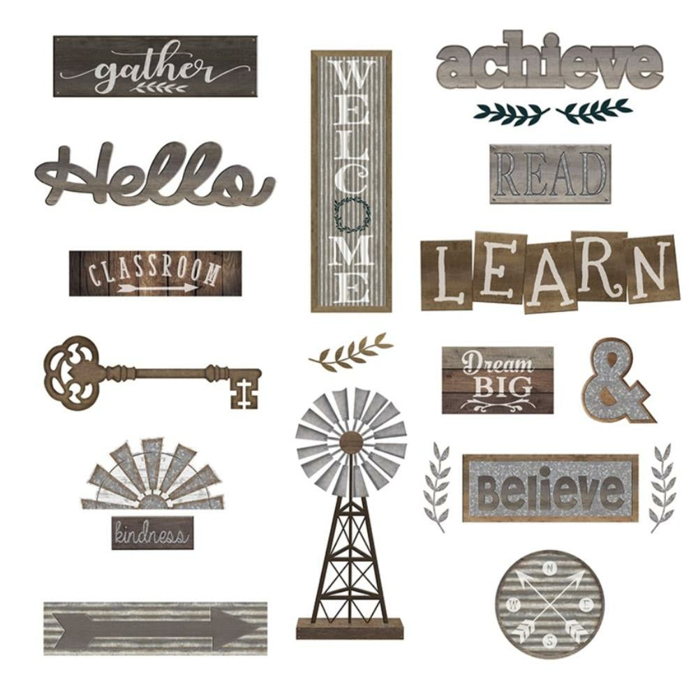 Home Sweet Classroom - Ensemble de 24 tableaux d'affichage décoratifs muraux