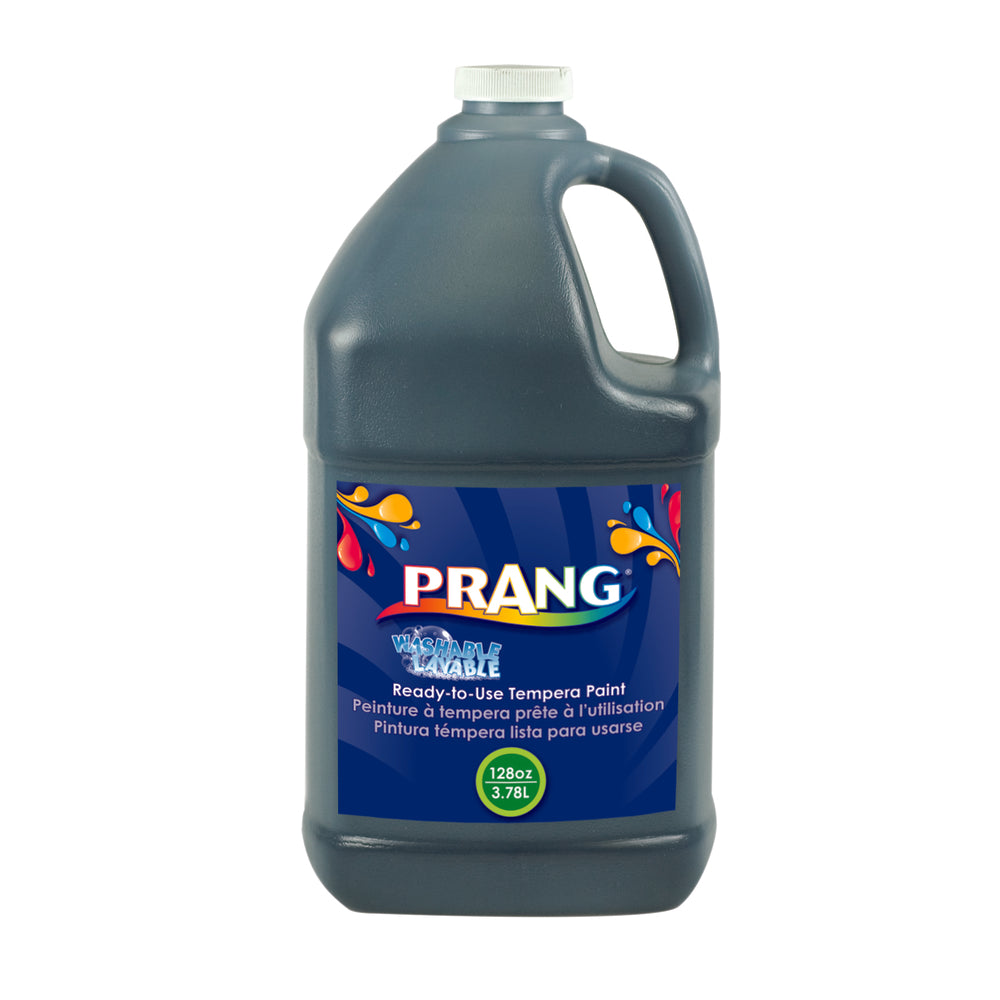 Peinture à la détrempe lavable Prang - 3,6 l - Noir