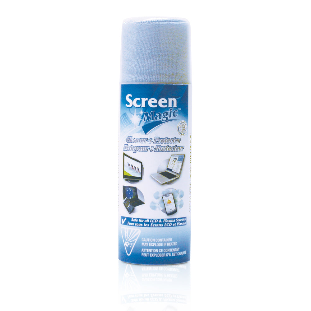 Spray nettoyant et chiffon Screen Magic, 473 ml, et chiffon de nettoyage 30,5 x 30,5 cm