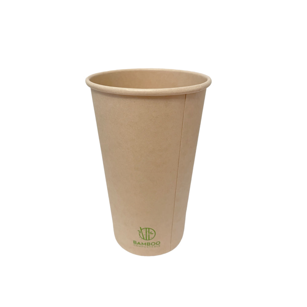 Gobelet isotherme en fibre de bambou 16 oz Eco-Packaging - Paquet de 1 000