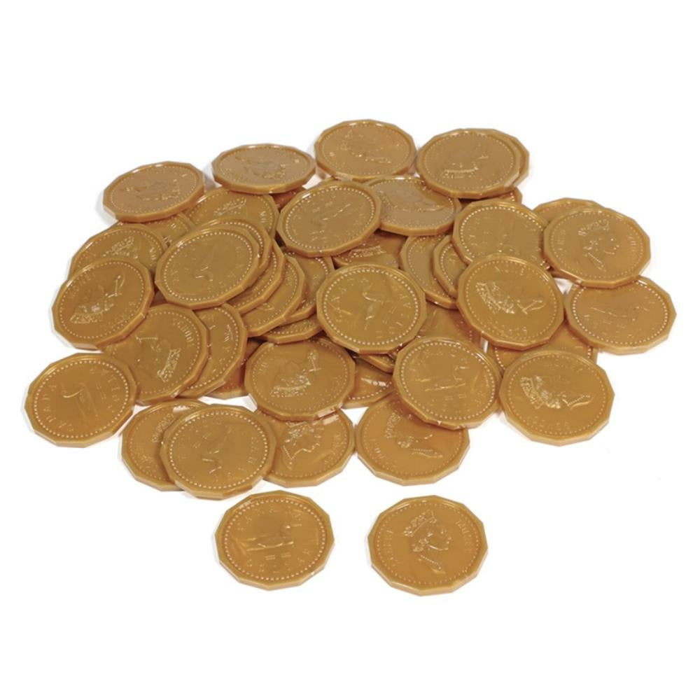 Learning Resources Canadian Loonies - Play Money, 50/pkg