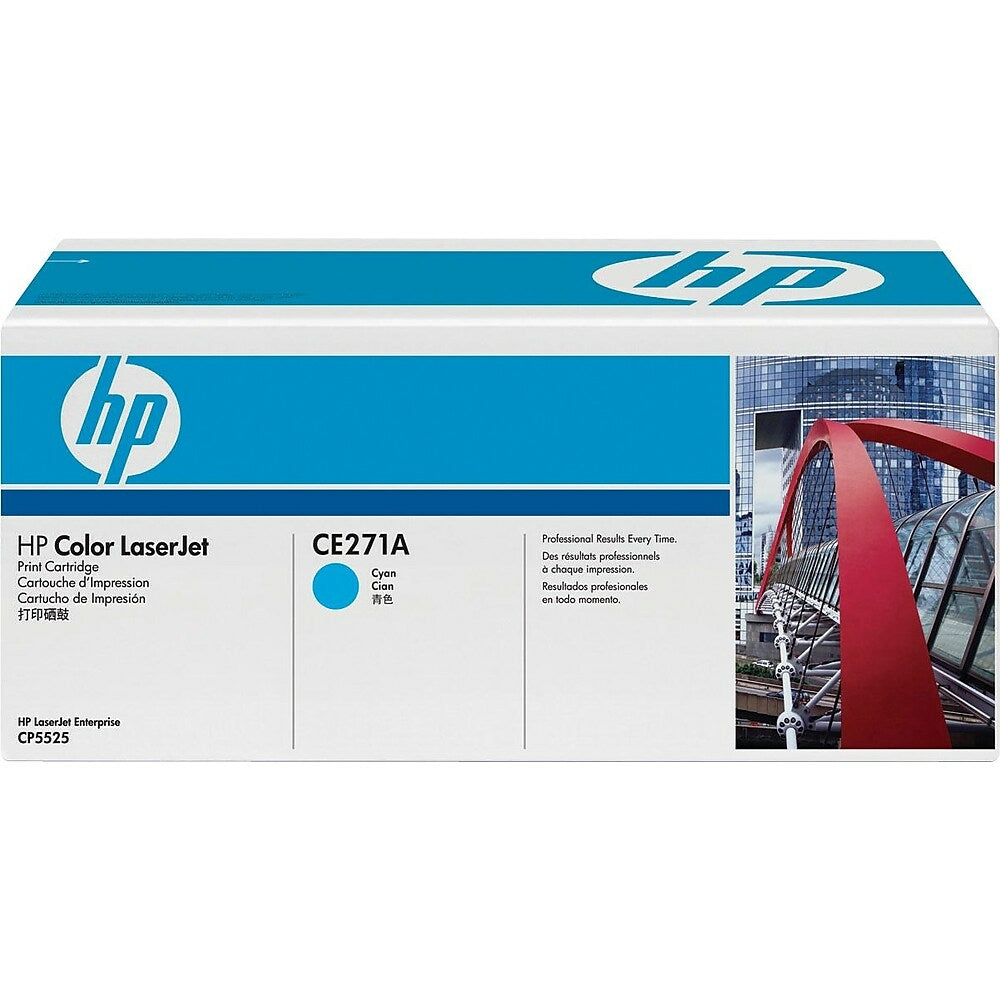 Cartouche de toner cyan HP 650A LaserJet d'origine (CE271A)
