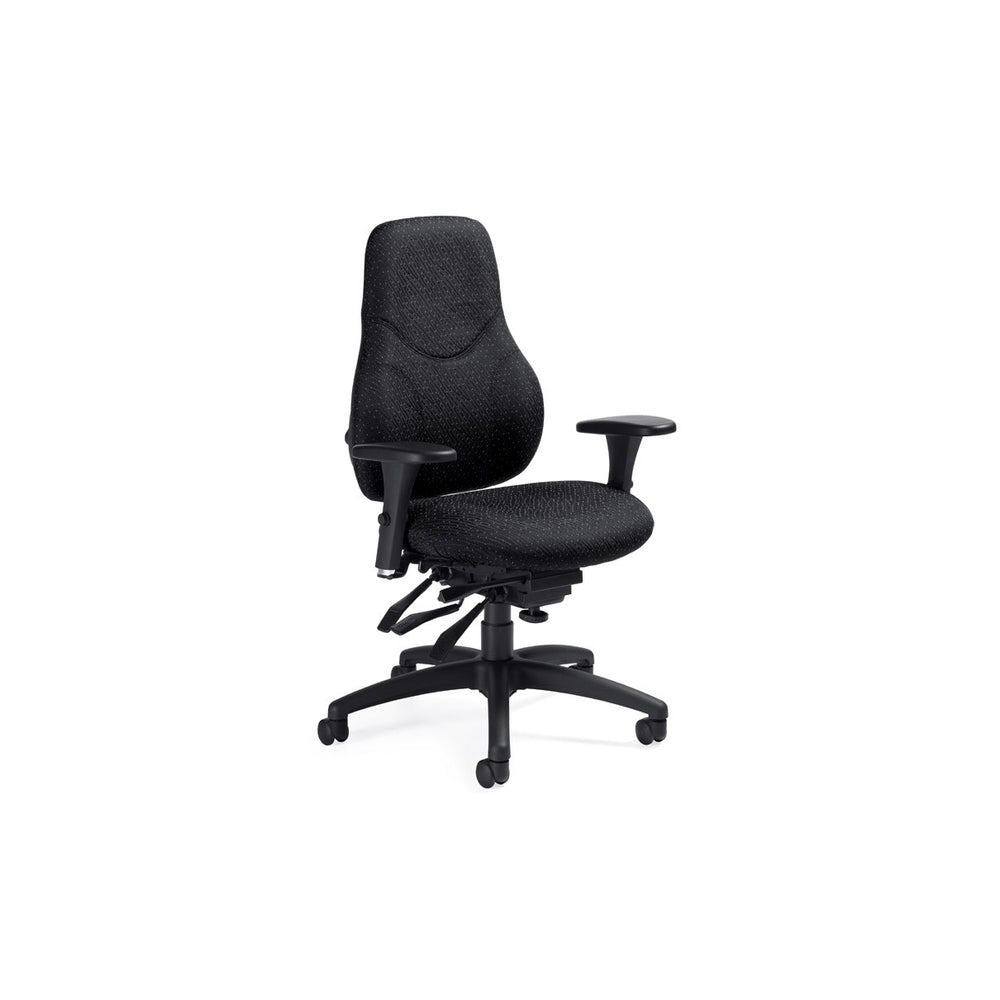 Global Tritek Ergo Select 44" High Back Multi-Tilter Chair - Waterfall Dance