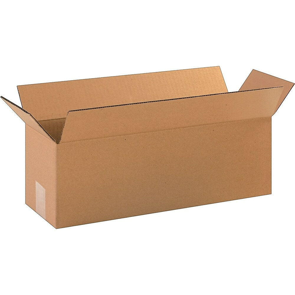 Boîtes en carton ondulé Gerrity - 22" x 6" x 6" - 200 lb - Paquet de 25
