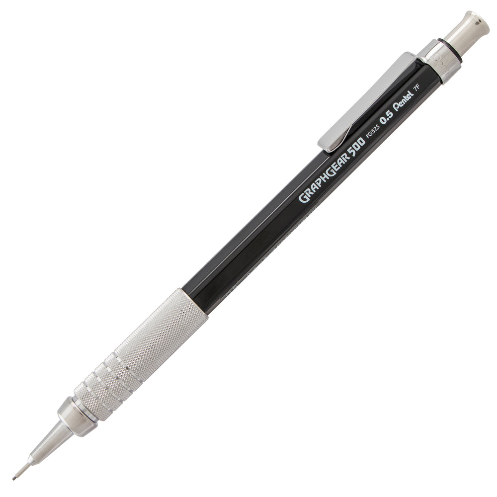 Crayon mécanique Pentel GraphGear 500 - 0,5 mm - Corps noir