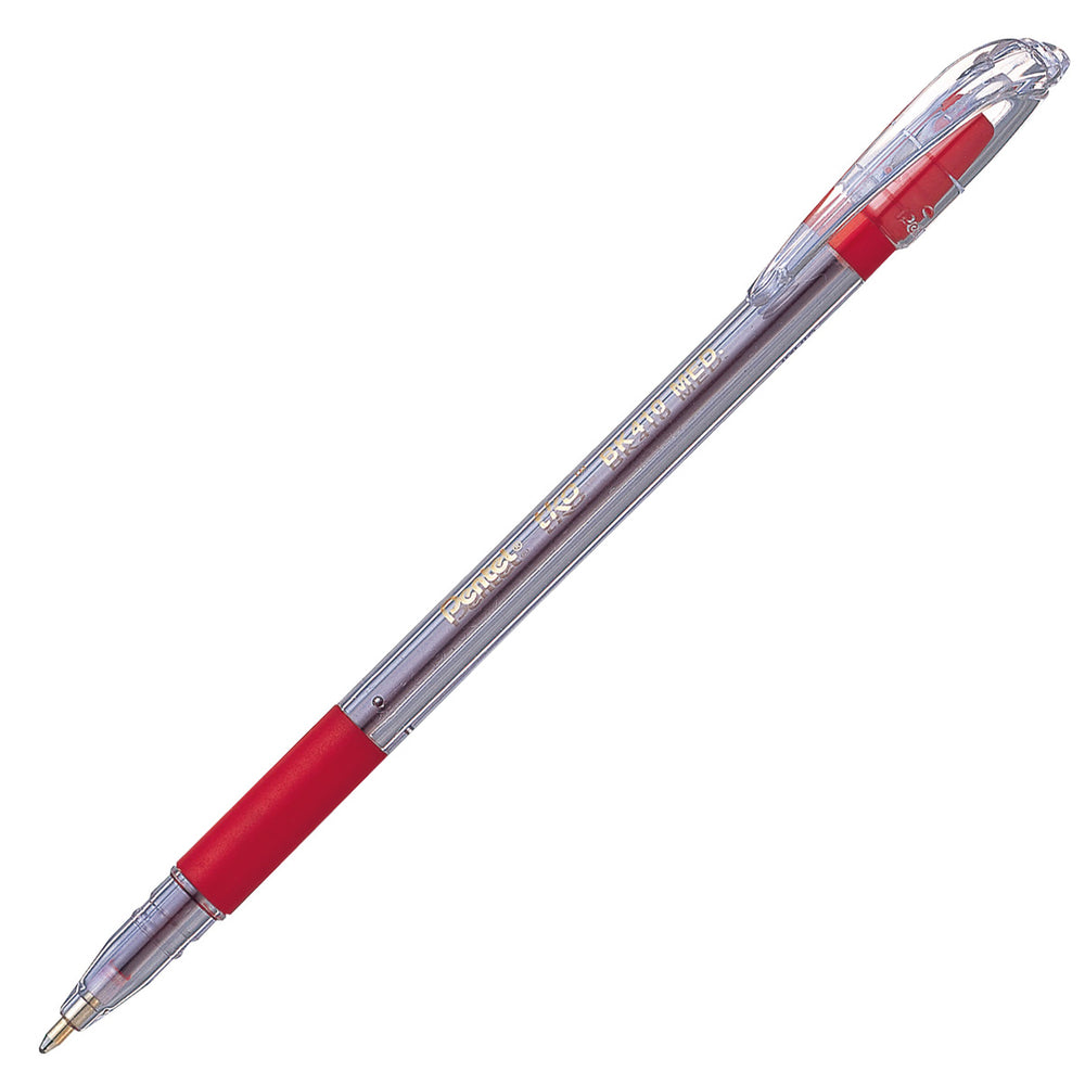 Stylo à bille Pentel TKO - Pointe moyenne - 1,0 mm - Rouge