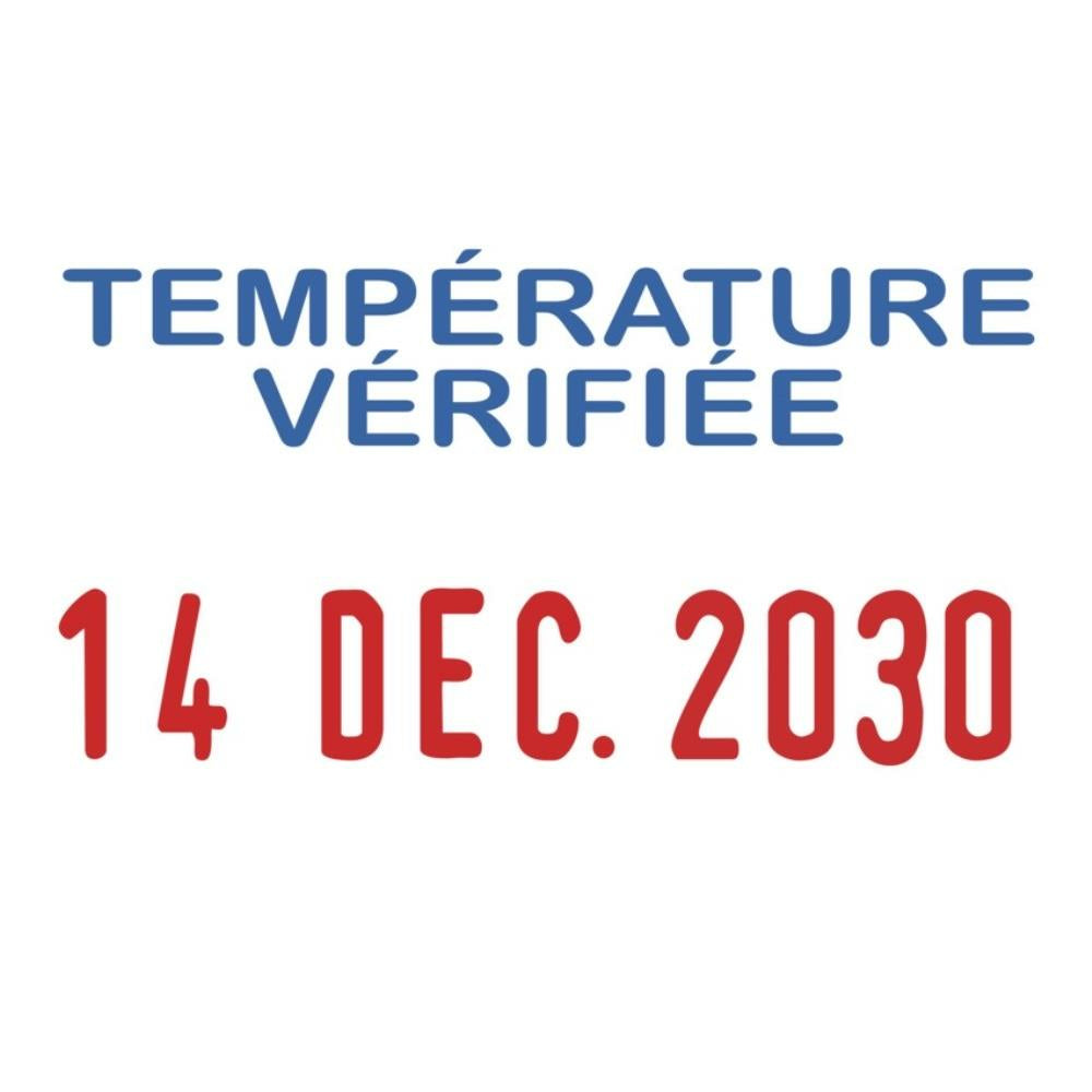 Dateur Trodat Printy 4850 - "Température Vérifiée"