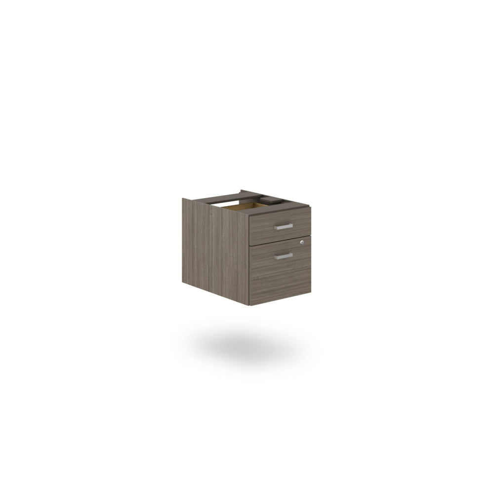 Caisson de bureau suspendu Newland Offices to Go - 1 boîte, 1 classeur - Gris