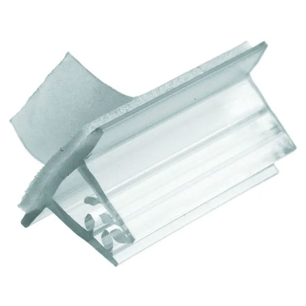 Eddie's Fast Grip 3" Adhesive Sign Holder with Rubber Gripper - Clear - 100 Pack
