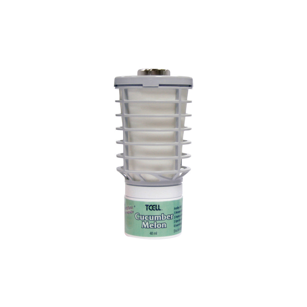 Recharges anti-odeurs Rubbermaid Commercial TCell - Concombre et melon - Paquet de 6 (402470)