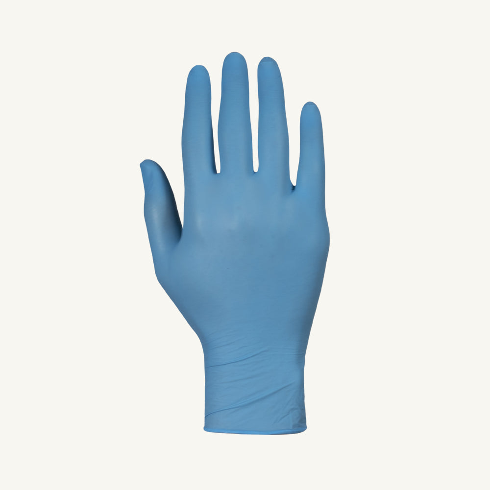Gants multi-usages KeepKleen en nitrile sans poudre – Bleu – Taille S – Paquet de 100