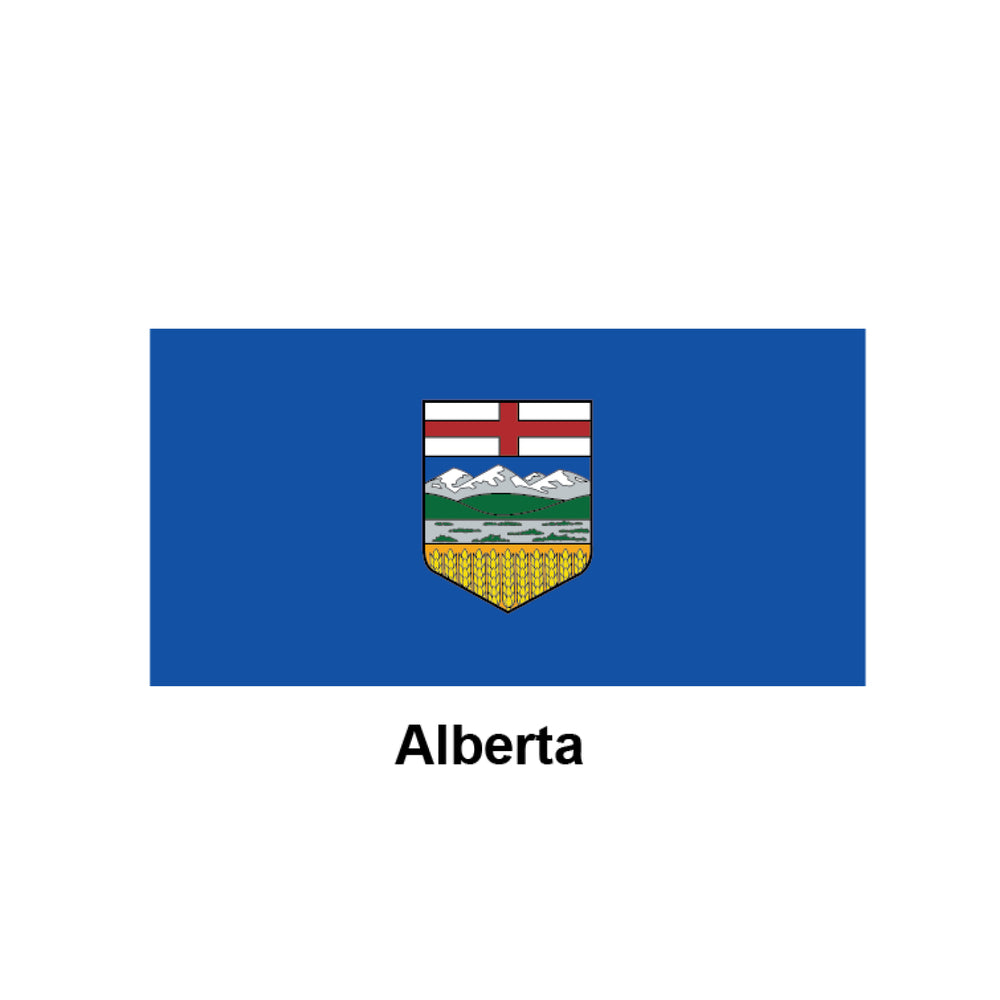 Flying Colours Alberta Flag - 36" W x 72" L