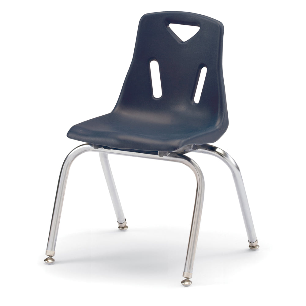 Jonti-Craft Berries Stacking Chair - 16" H - Navy