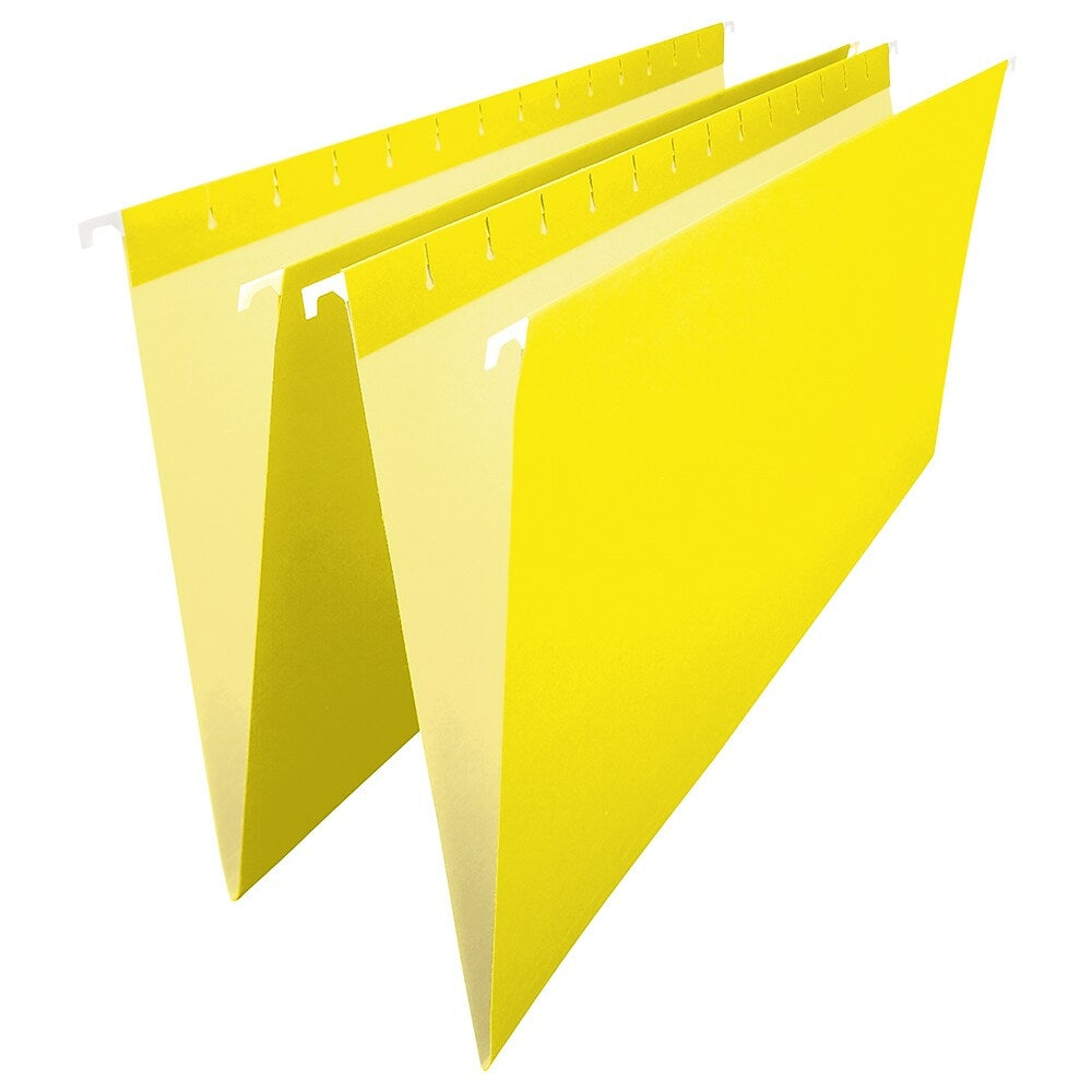 Chemises suspendues jaunes Staples - Format légal - Paquet de 25