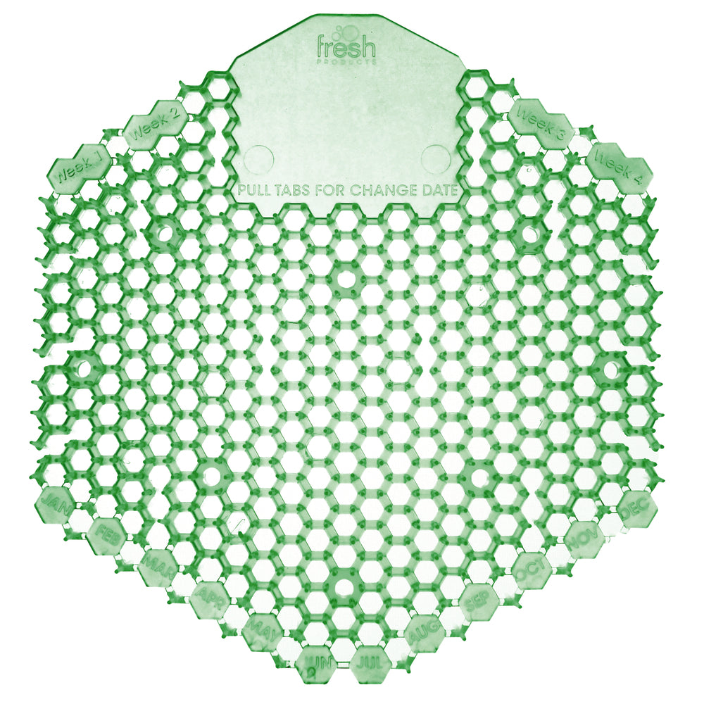 Tamis d'urinoir Fresh Wave 3D - Concombre et melon - 2 tamis/paquet - 5 paquets/boîte