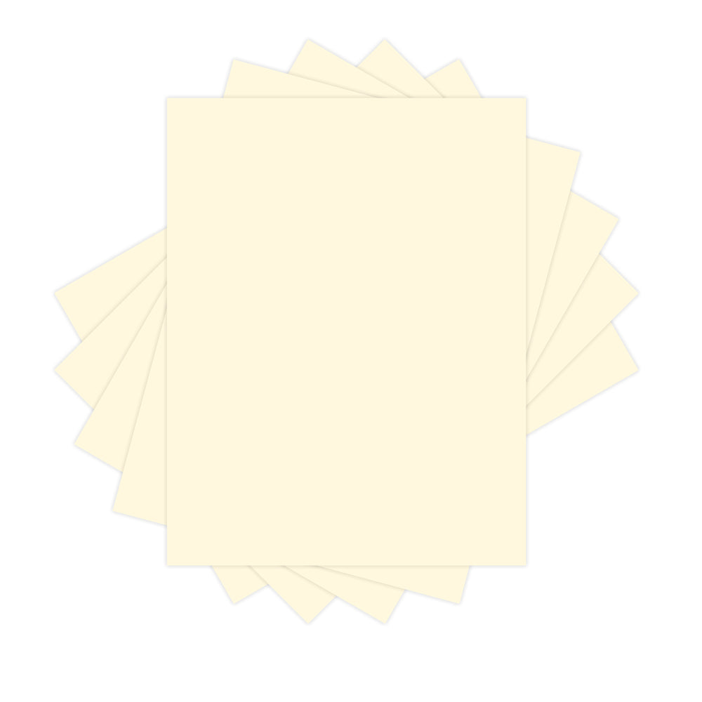Papier couleur multi-usages Lettermark - 8,5" x 11" - Ivoire - 500 feuilles
