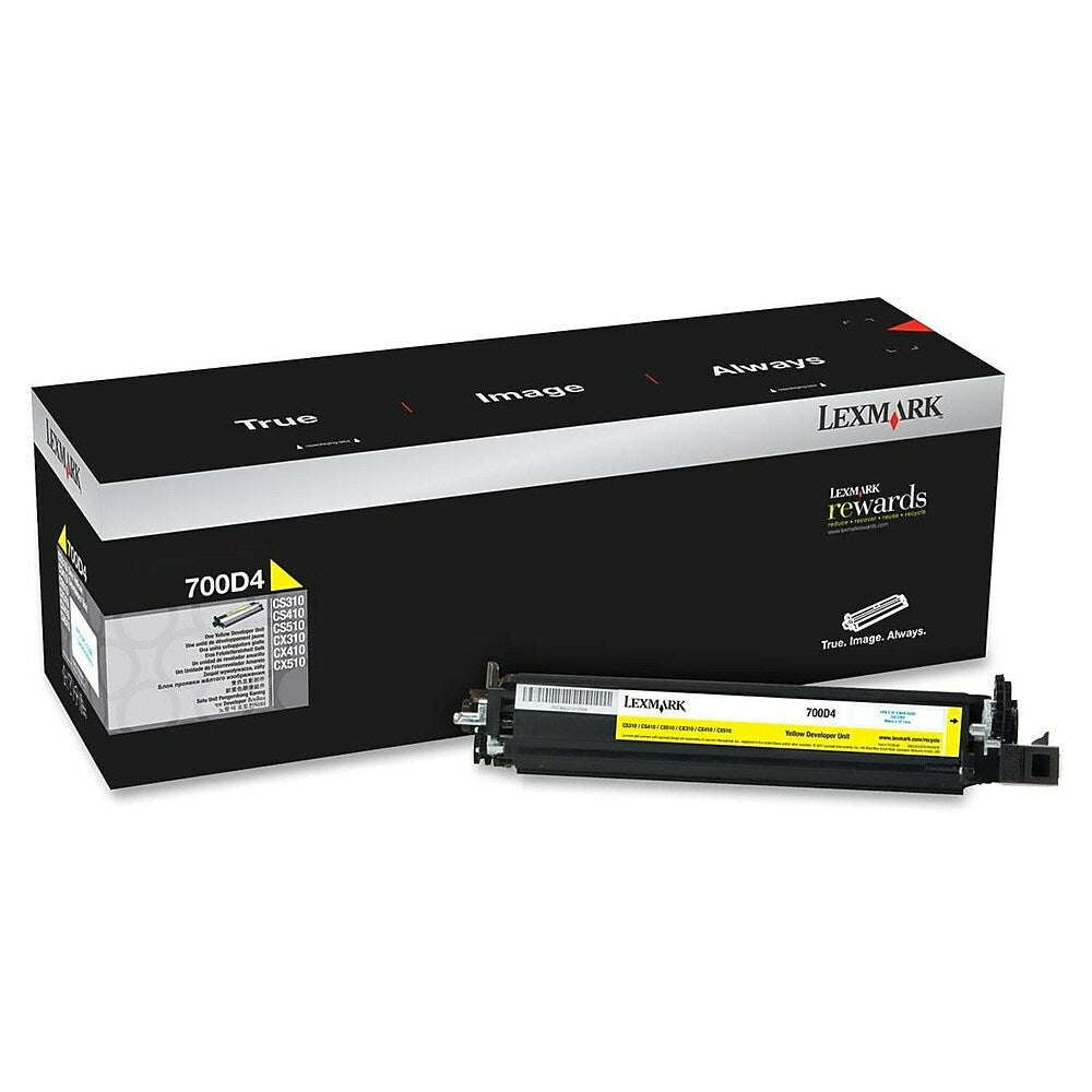 Unité de développement jaune Lexmark 700D4 (70C0D40)