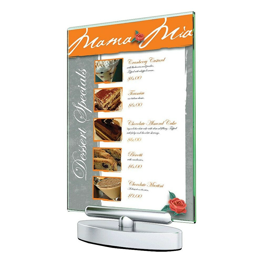 Porte-affiche pivotant Deflecto - 5" x 7"