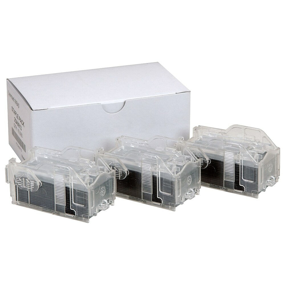 Cartouches d'agrafes Lexmark MS911 - MX910 - MX911 - MX912 - Lot de 3 (25A0013)