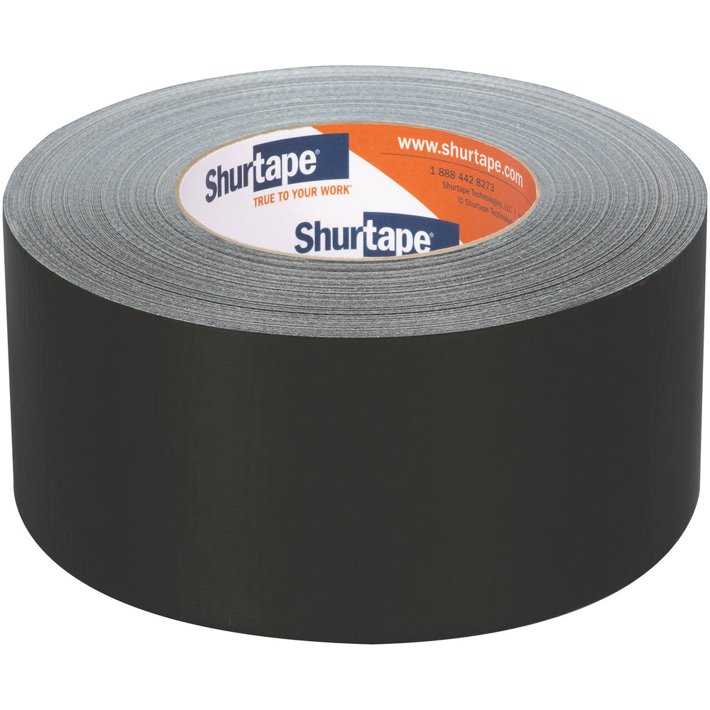 Shurtape PC 618 Performance Grade - Cloth Duct Tape - 72 mm W x 55 m L - Black
