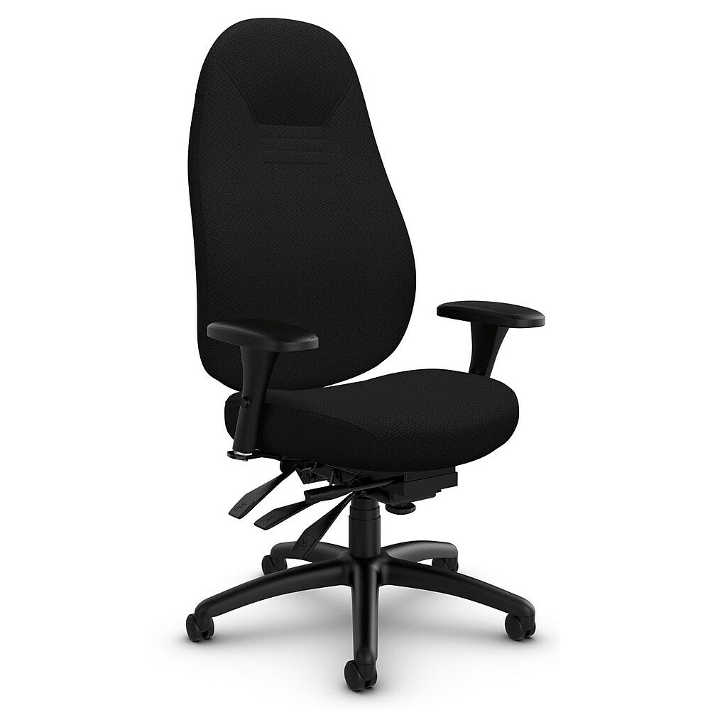 Fauteuil multi-bascules ObusForme Comfort HB - Tissu « Terrace - Echo » - Noir