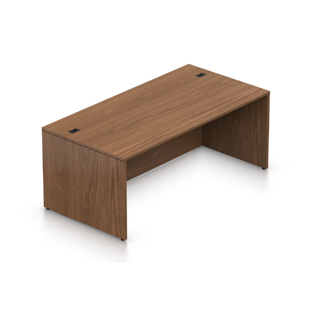 Offices to Go Newland Rectangular Desk - 72" x 36" - Brown