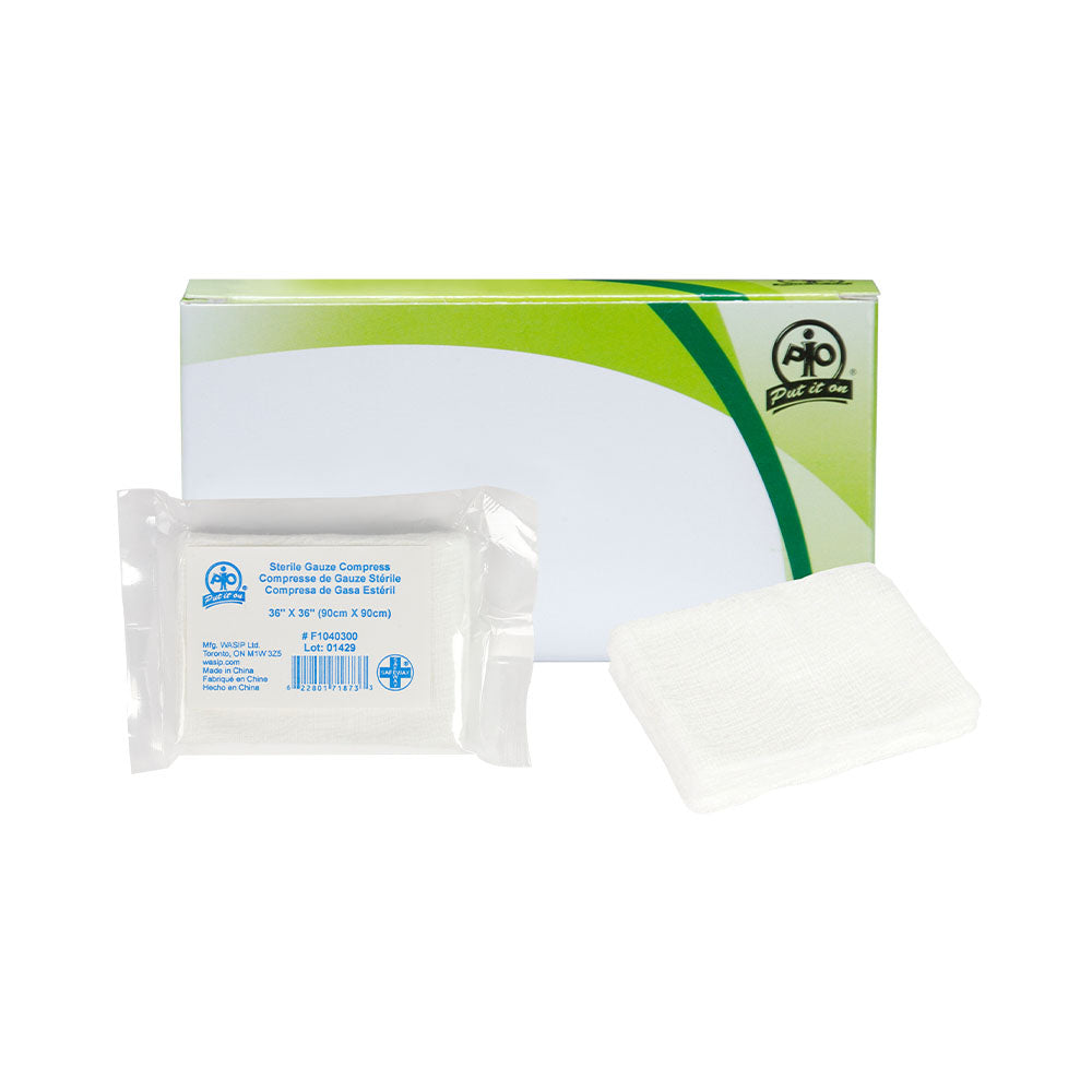 Gaze compressée Wasip - 90 cm x 90 cm