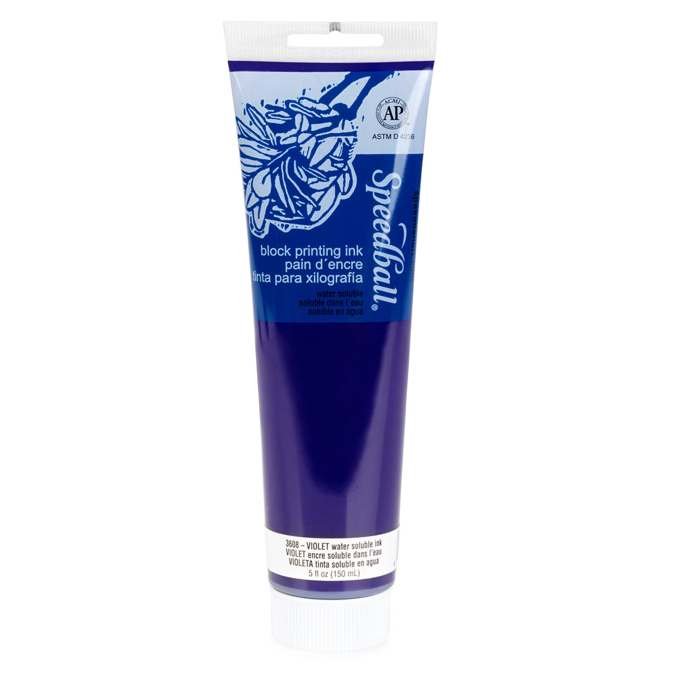 Encre d'impression en bloc hydrosoluble Speedball Art Products - Violet - 148 ml