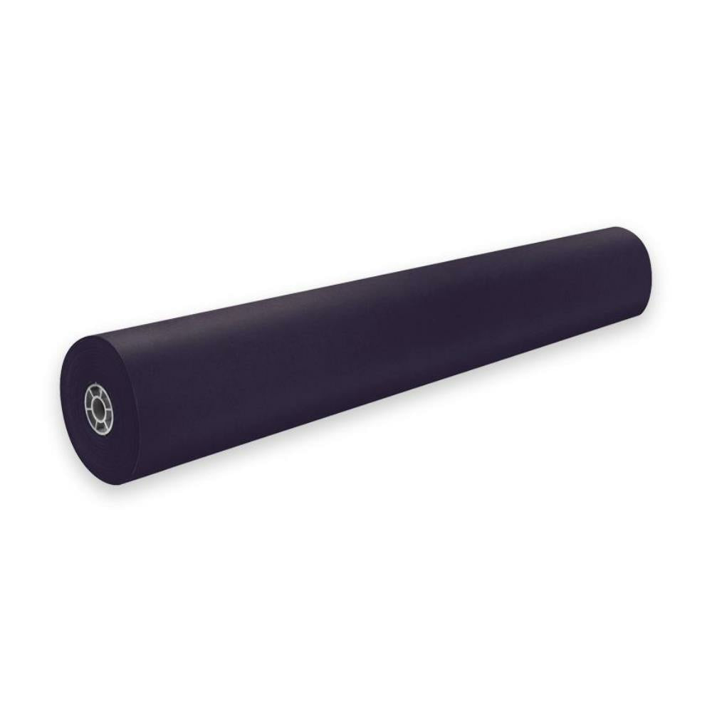 Papier kraft couleur arc-en-ciel, finition double, noir, 91,4 cm x 304,8 m, 1 rouleau