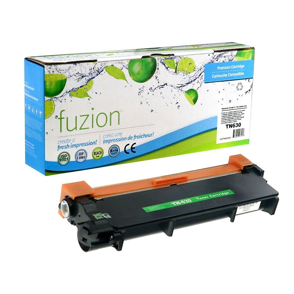 fuzion Brother TN630 Compatible Toner Cartridge - High Yield - Black