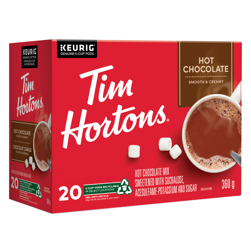 Tim Horton's Hot Chocolate K-Cups - 20 Pack