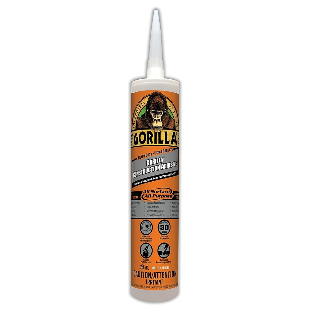 Adhésif de construction robuste Gorilla 9 oz.