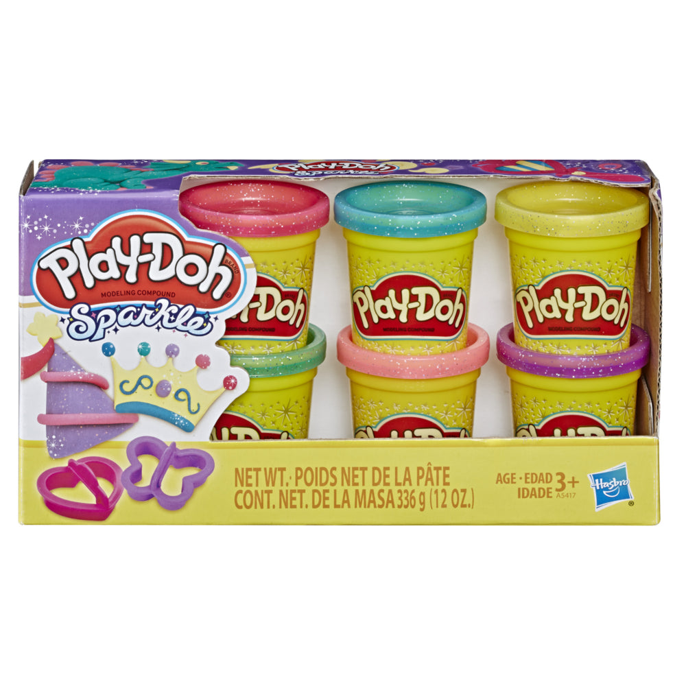 Play-Doh Sparkle Collection - 2 oz. Pots - 6 Pack