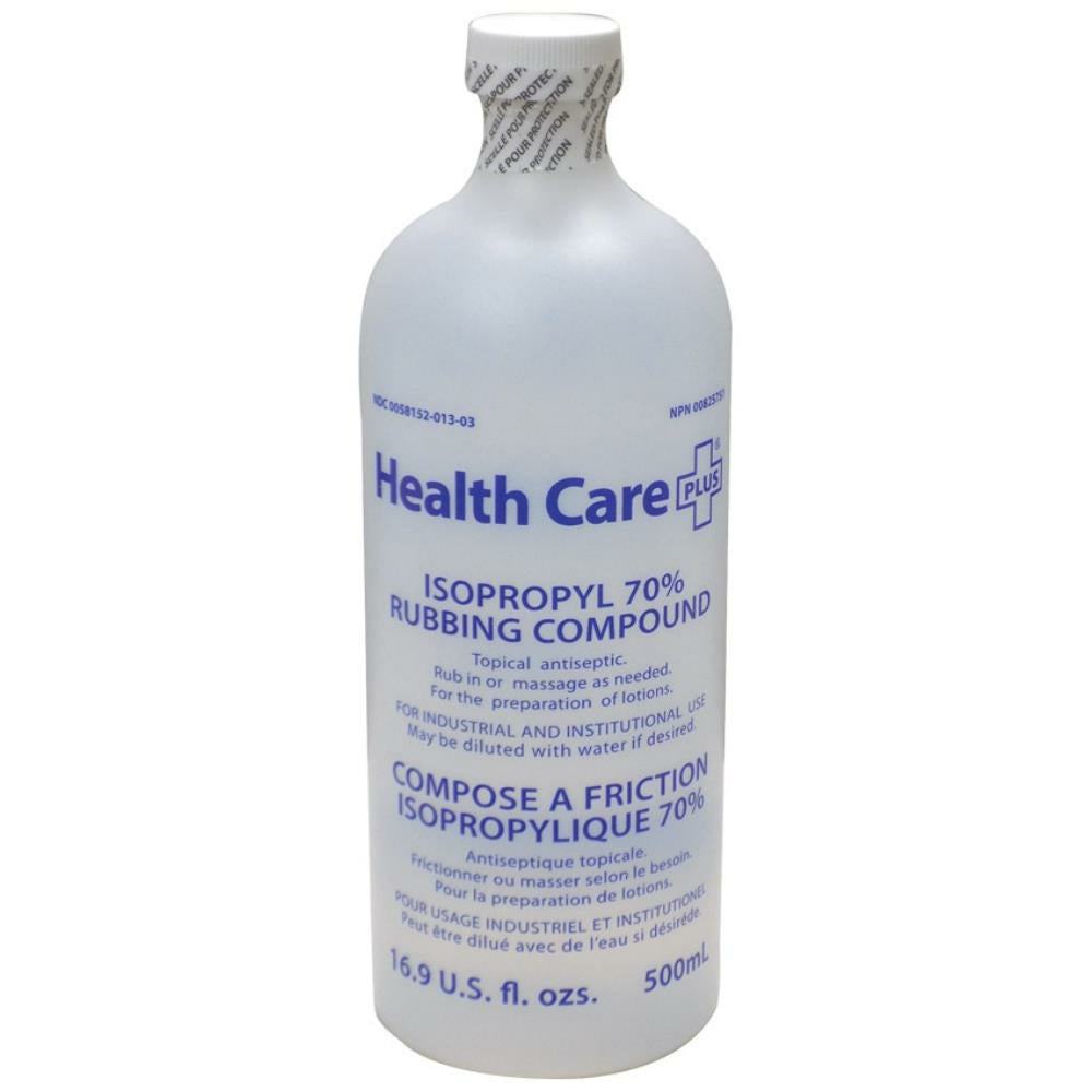 Alcool à friction 70 % USP pour ambulanciers paramédicaux - 500 ml