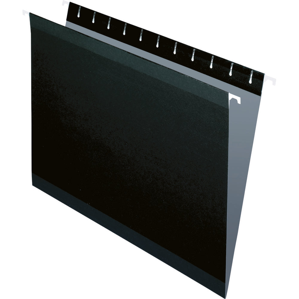 Pendaflex Reversaflex Premium Coloured Hanging File Folders, Black, Letter Size, 25/Box