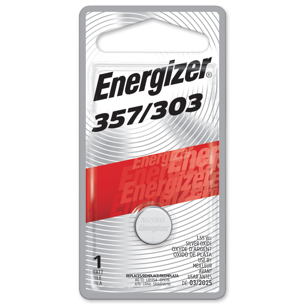 Pile bouton Energizer 1,5 V sans mercure - 1 paquet