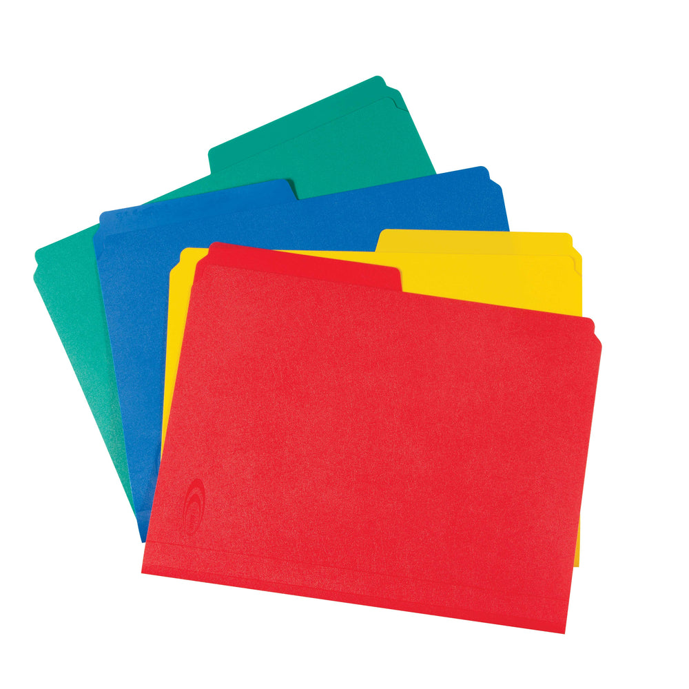 Chemises de classement Filemode Poly - Format lettre - Assortiment - Paquet de 12