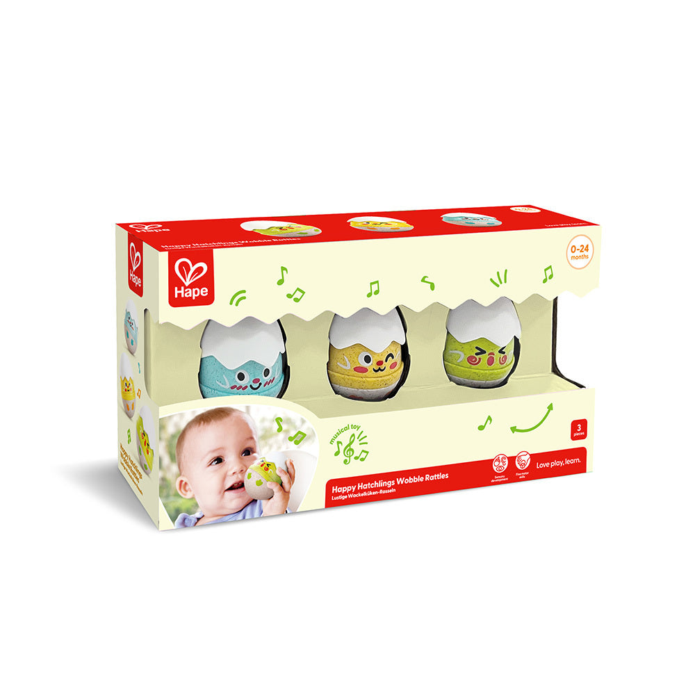 Hochets Wooble Hape Happy Hatchlings