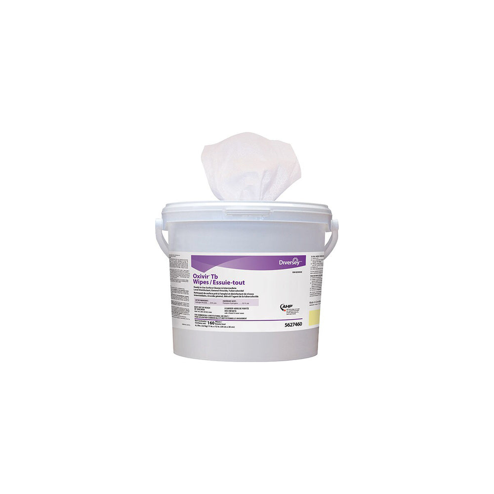 Lingettes Diversey Oxivir Tb - 11" x 12" - 160 lingettes