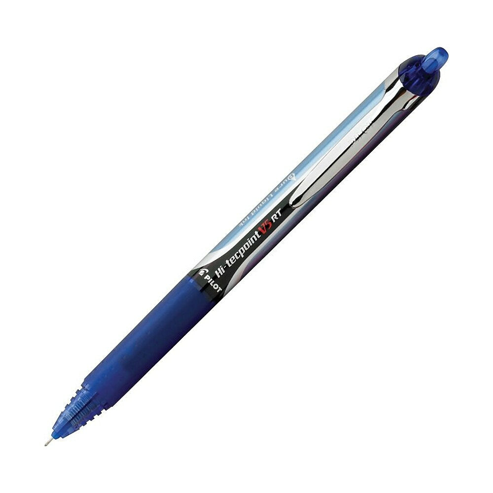 Stylo roller Pilot Hi-Tecpoint - Grip - Rétractable - V5 - Bleu