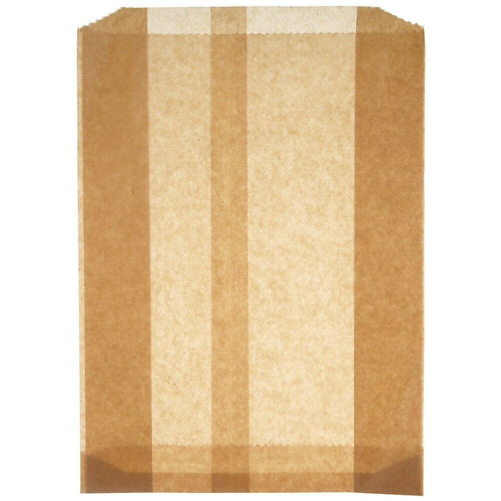 HOSPECO Kraft Waxed Paper Receptacle Liner Bags - 500 Pack