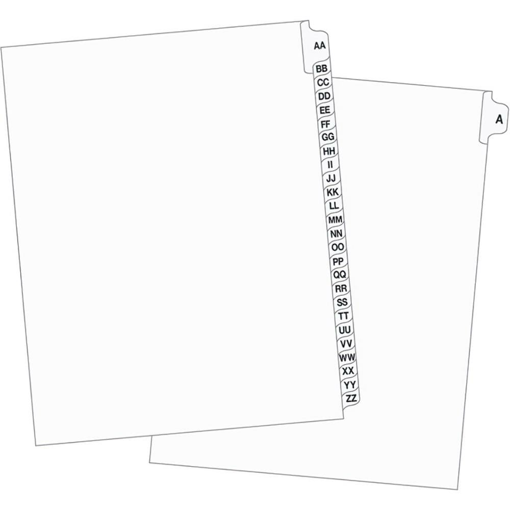 Onglets Supreme Litigation 15th Cut Alpha Singles 11" Blanc Y