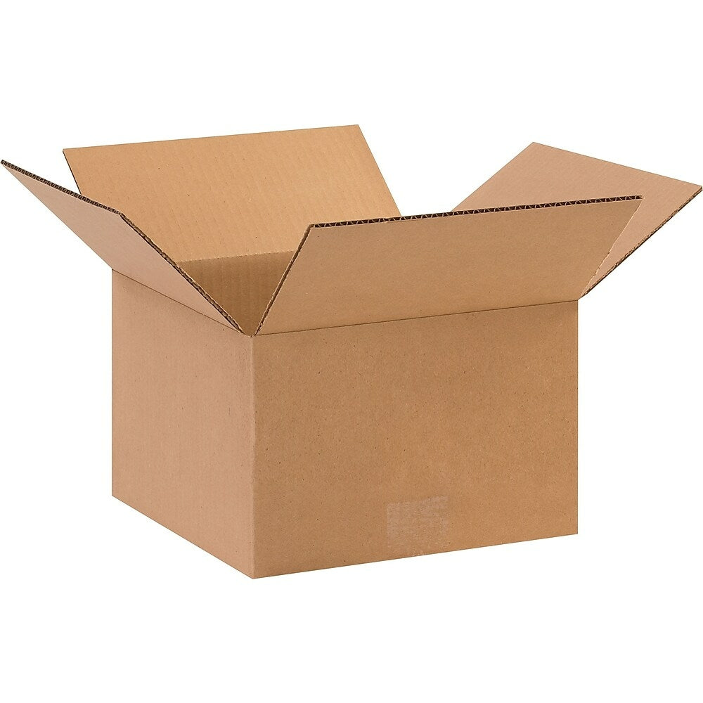 Staples Corrugated Boxes - 12" L x 12" W x 6" H - 25 Pack