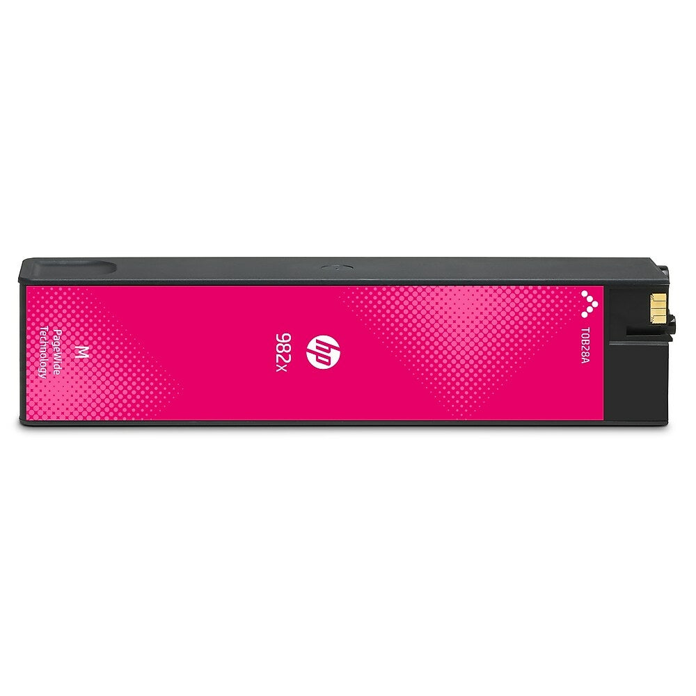 Cartouche d'encre HP 982X PageWide haute capacité, magenta (T0B28A)