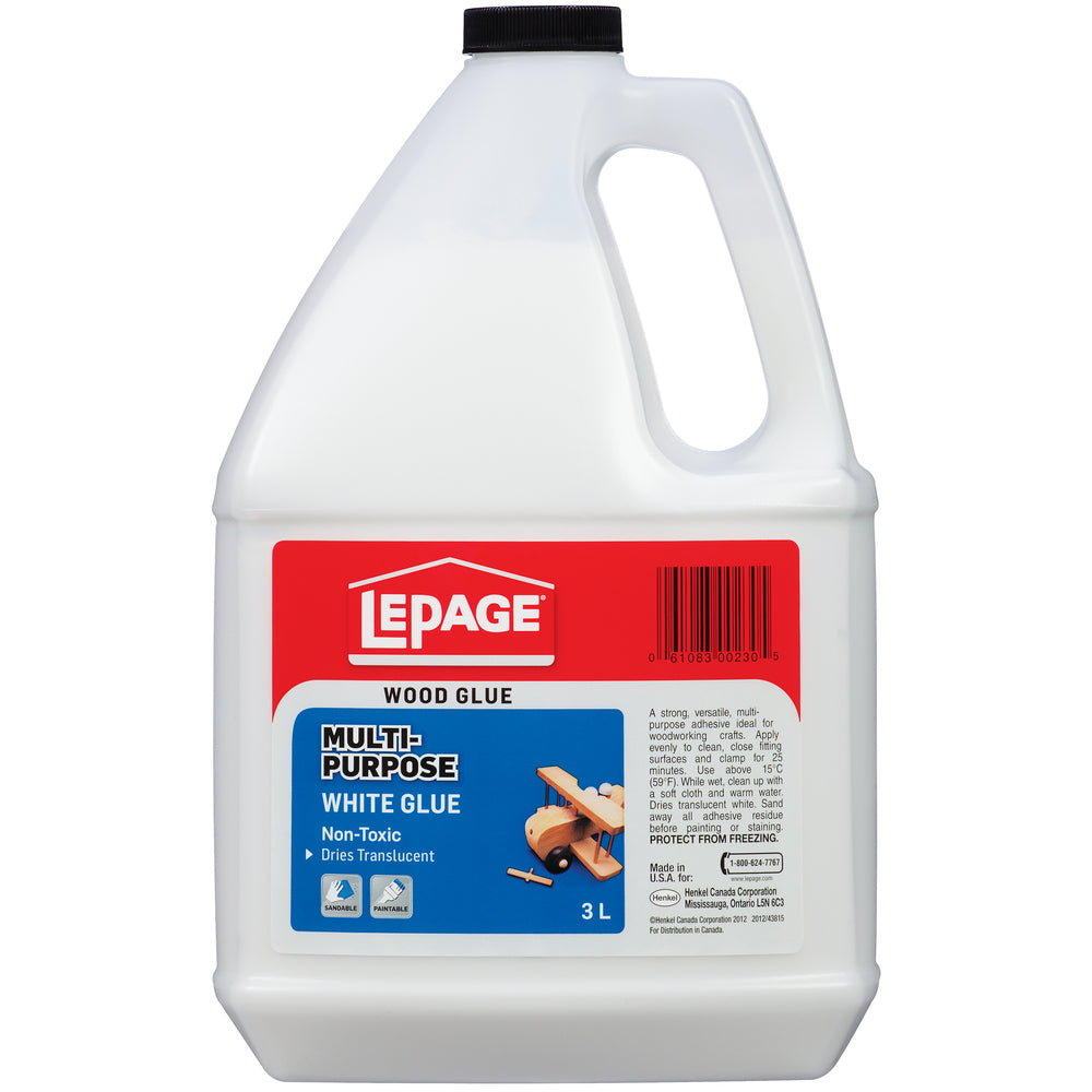 LePage Bondfast All-Purpose White Glue - 3L