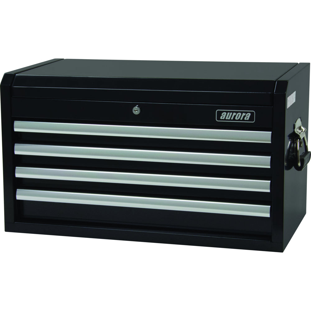 Aurora Tools Industrial 26"W 4-Drawer Tool Chest - Black