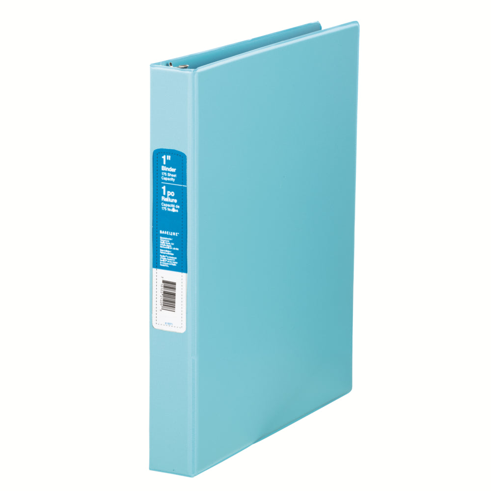 Classeur économique Staples 1" à 3 anneaux - Bleu clair