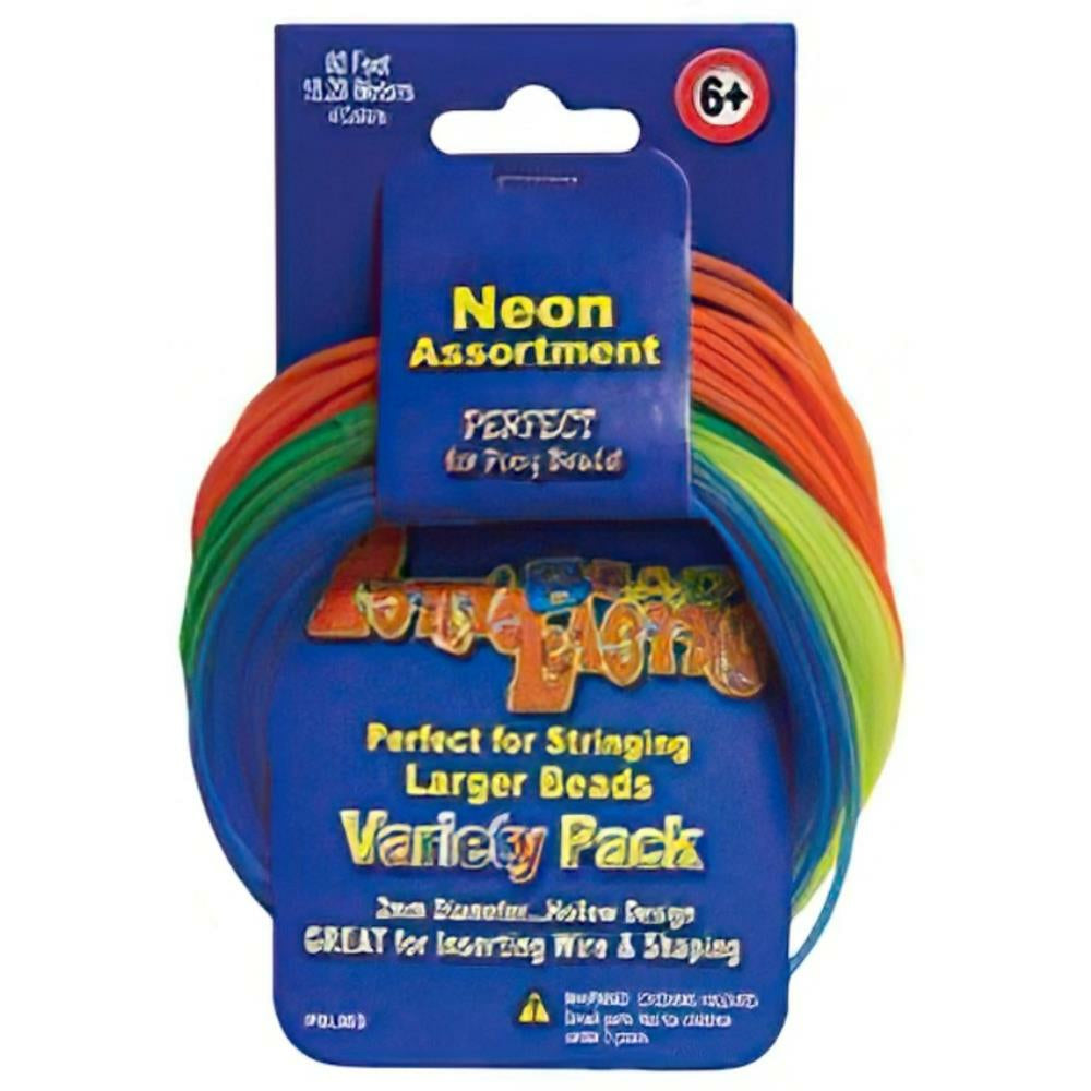 Pepperell Pony Bead Lacing Neon Variety Pack